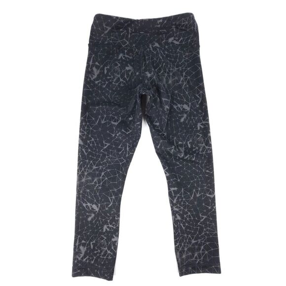LULULEMON Wunder Under Crop II Leggings Full-On Luon Star Crushed Coal Black 6 - Picture 4 of 6